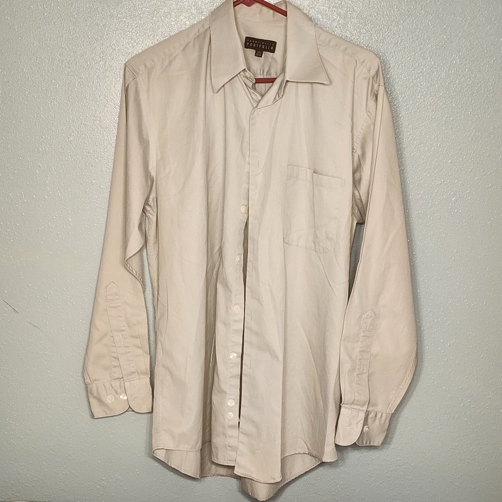 Perry Ellis Portfolio LongSleeve Shirt 15 1/2 32/33